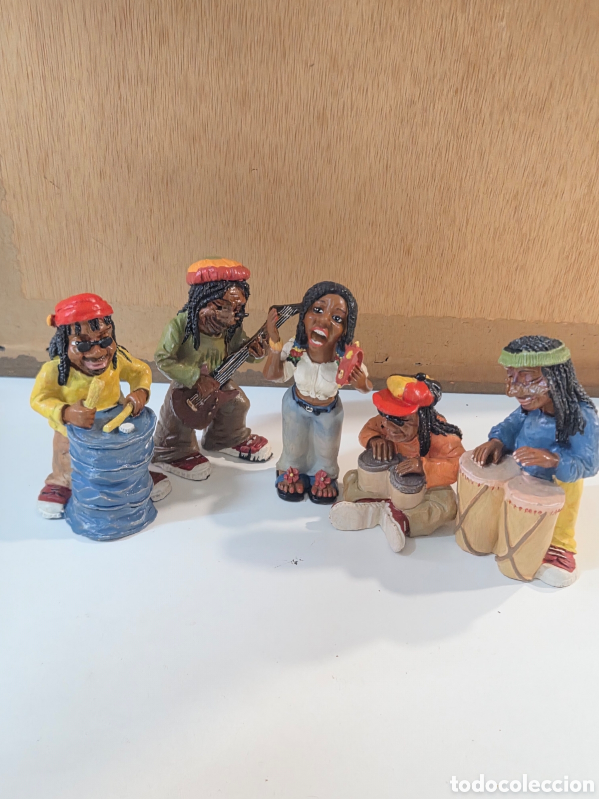 Coleccionismo: Lote de 5 figuritas conjunto reggae.