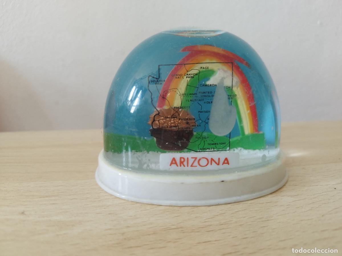 Coleccionismo: Souvenir Bola de nieve vintage Arizona Estados Unidos