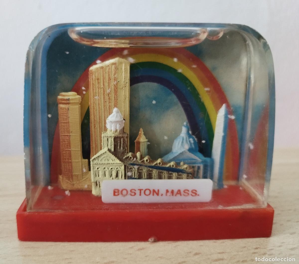 Coleccionismo: Bola de nieve vintage souvenir Boston Massachusetts Estados Unidos