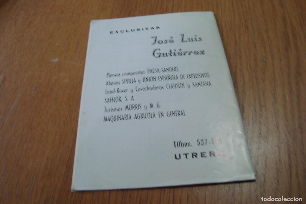 Coleccionismo: PROGRAMA SEMANA SANTA UTRERA SEVILLA 1971 - Foto 6