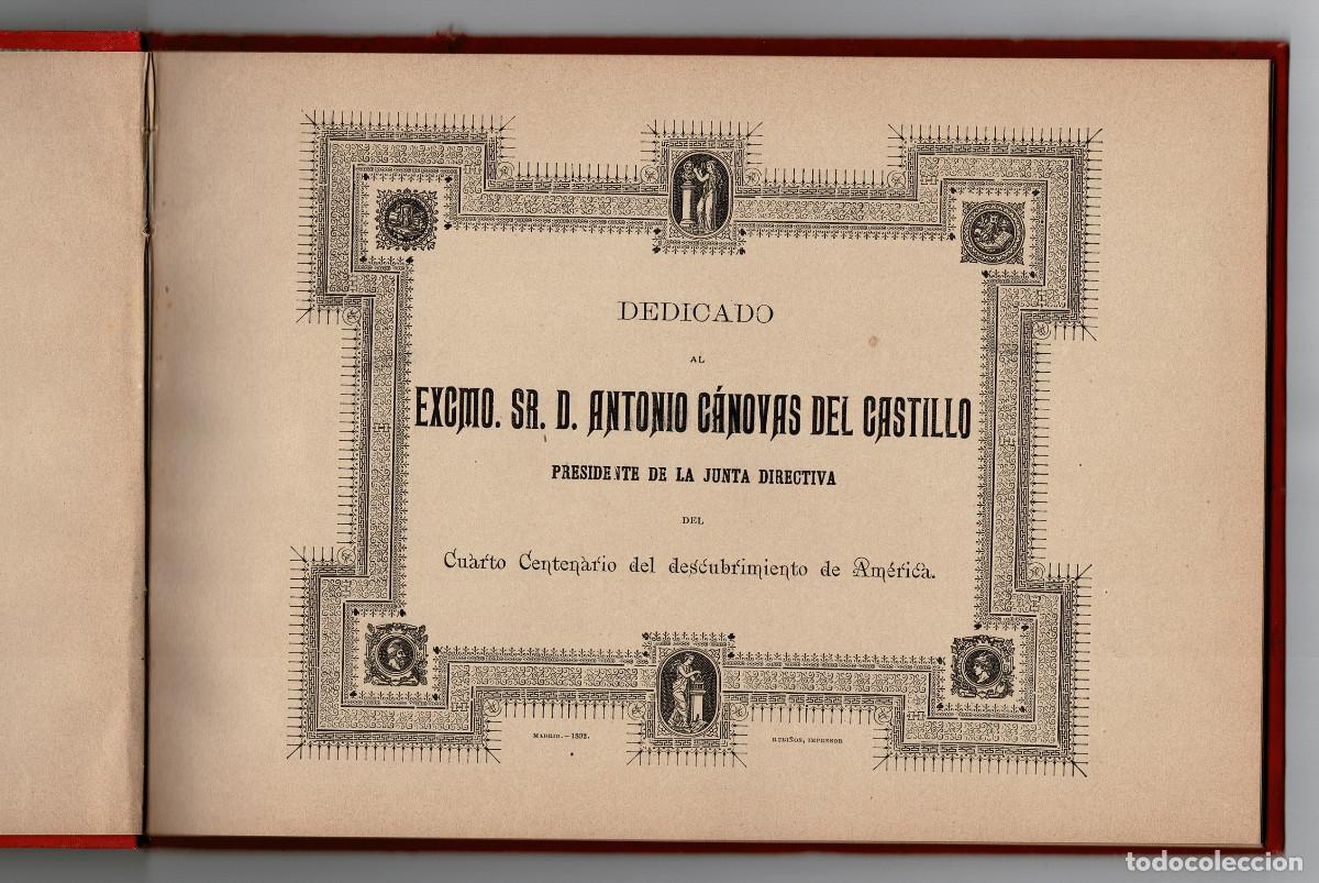 Coleccionismo: CUARTO CENTENARIO DE COL&Oacute;N RECUERDO DE LA EXPOSICION HIST&Oacute;RICO-EUROPEA MADRID 1892