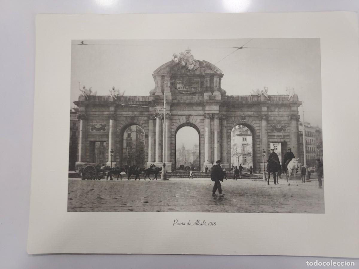 Coleccionismo: L&Aacute;MINA MADRID. PUERTA DE ALCALA, 1918. REPRODUCCI&Oacute;N MODERNA FOTOGRAF&Iacute;A