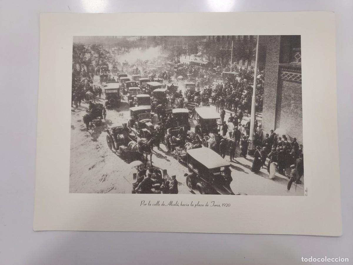 Coleccionismo: L&Aacute;MINA MADRID. POR LA CALLE DE ALCALA HACIA LA PLAZA DE TOROS, 1920. REPR MODERNA FOTOGRAF&Iacute;A ALFONSO