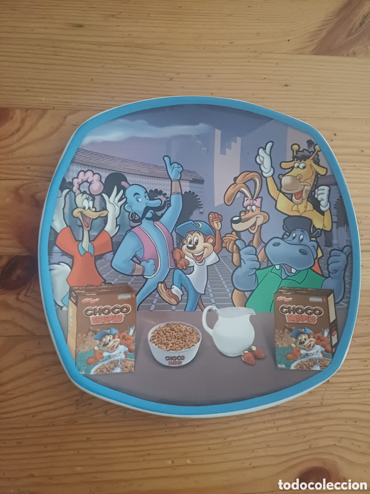 Coleccionismo: Plato Choco Krispies Kellog's Coleccion 2009 Aladdin Hipo Canguro Jirafa