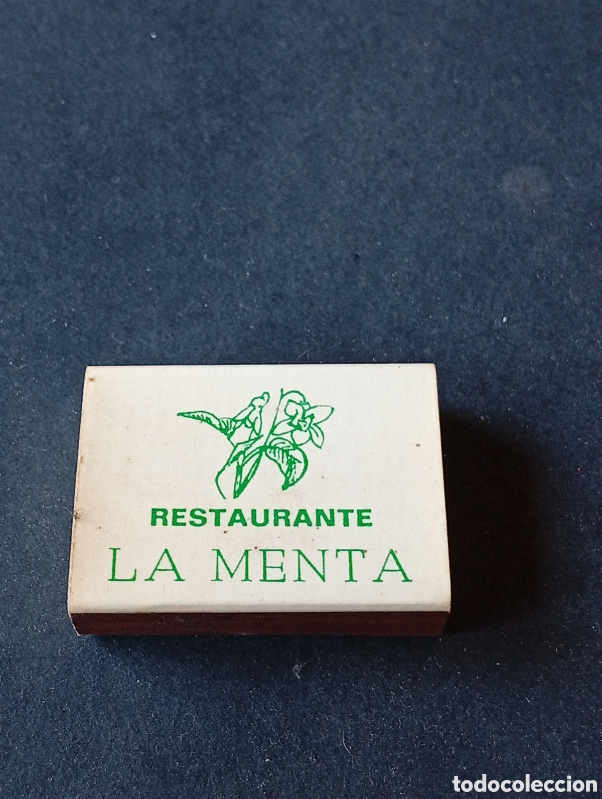 Collecting: Caja de Cerillas restaurante la menta, Teruel