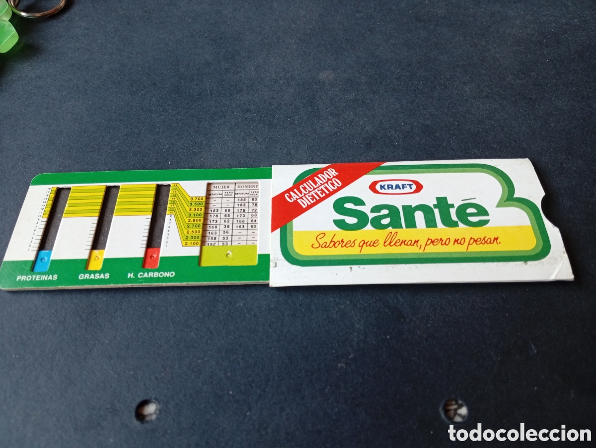 Coleccionismo: Calculador diet&eacute;tico KRAFT Sante