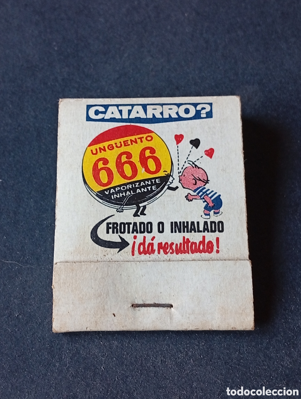 Coleccionismo: Caja de Cerillas pro cold 666 abajo la Gripa