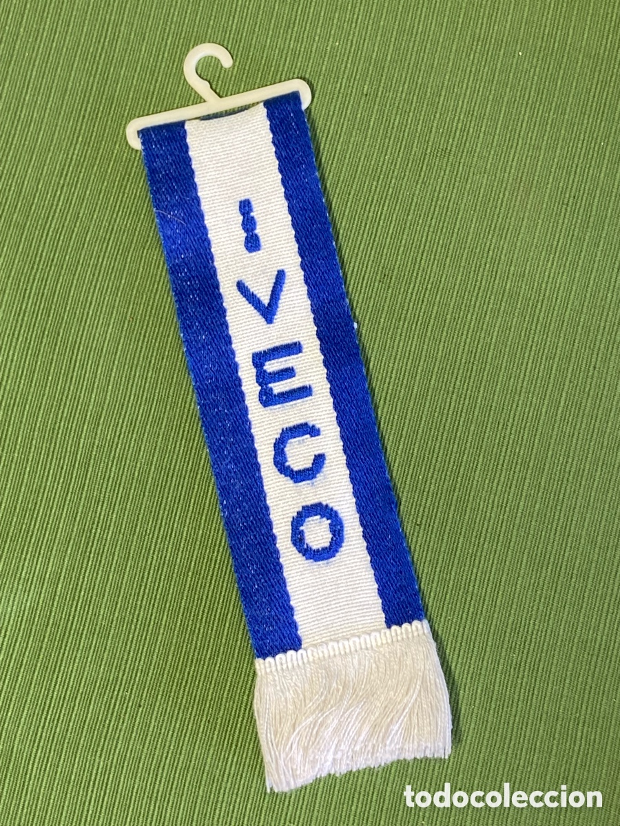 Coleccionismo: Bander&iacute;n o banderita de cabina de cami&oacute;n Iveco (pegaso).