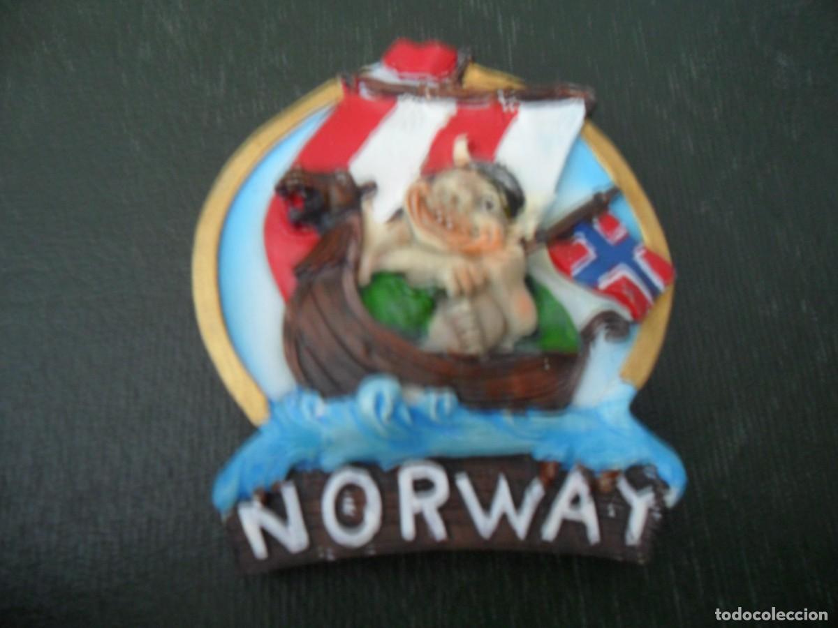 Coleccionismo: IMAN DE NEVERA NORUEGA - Foto 1