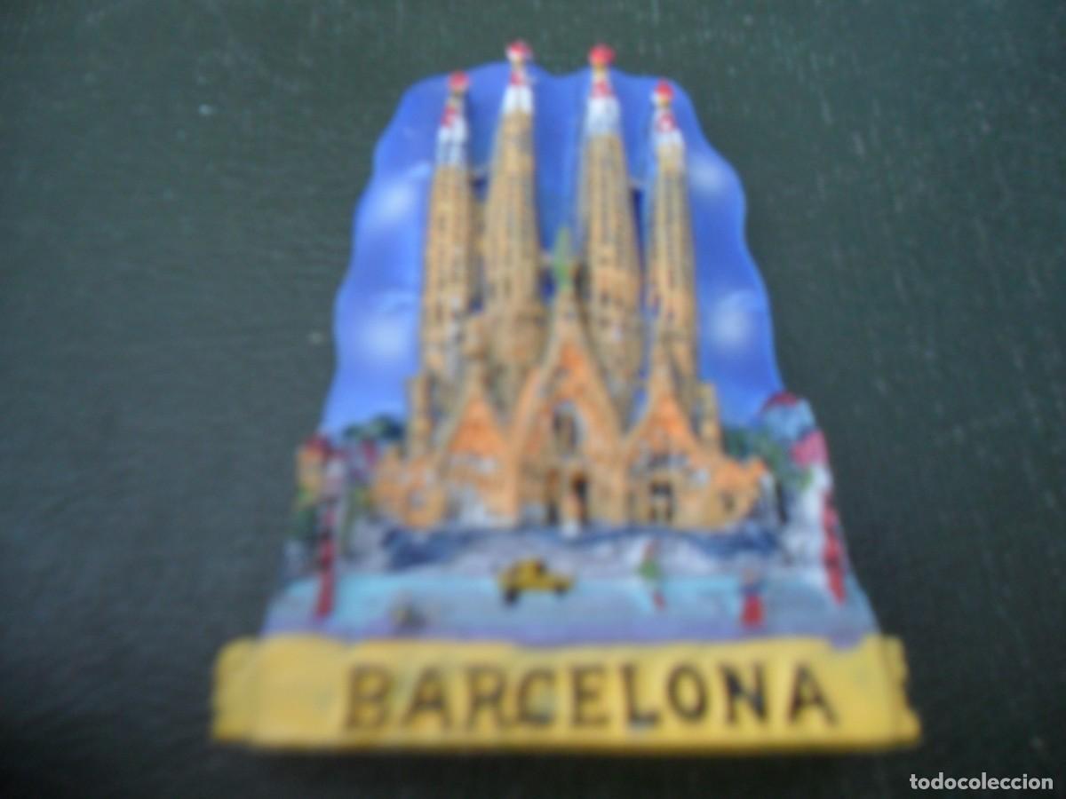 Coleccionismo: IMAN DE NEVERA BARCELONA - Foto 1