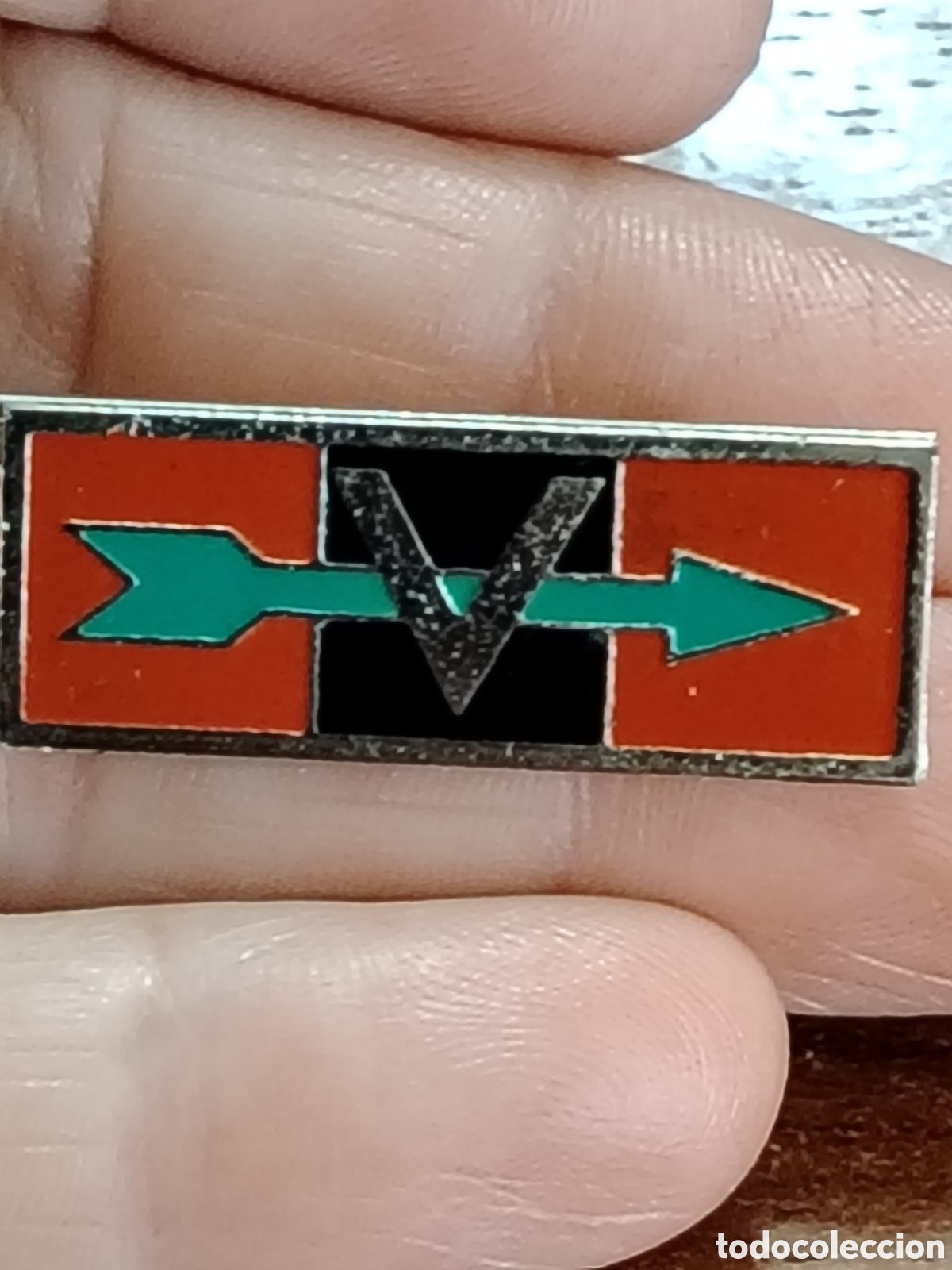 Coleccionismo: Insignia de alfiler distintivo de rango de la Falange
