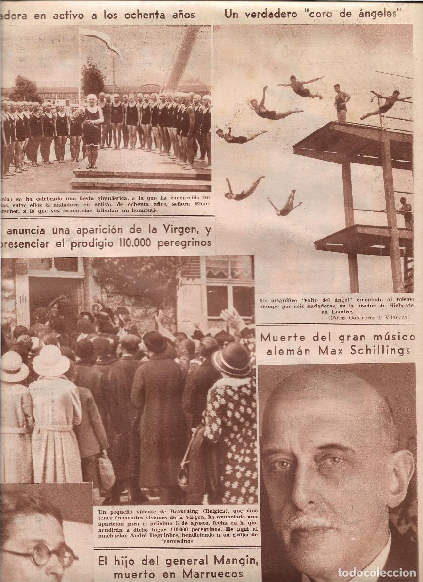 Coleccionismo: A&Ntilde;O 1933 RECORTE PRENSA BEAURAING BELGICA APARICION DE LA VIRGEN ANDRE DEGUINBRE VIDENTE