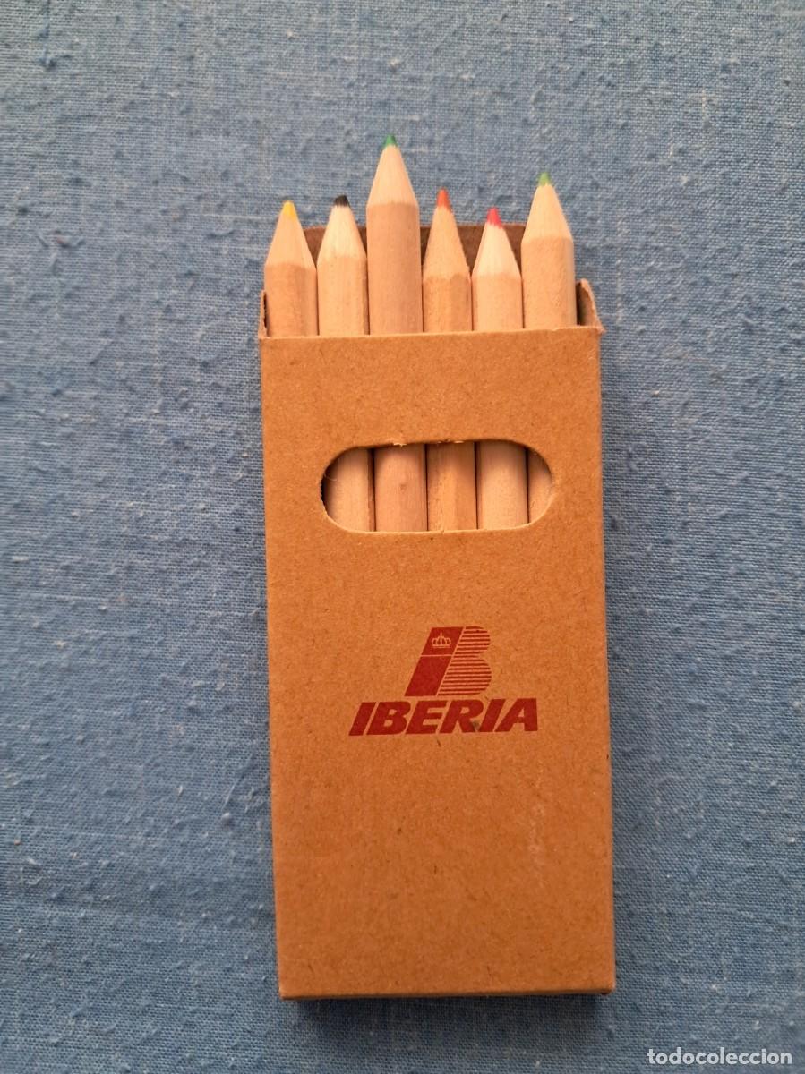 Coleccionismo: CAJITA CON L&Aacute;PICES DE COLORES DE IBERA