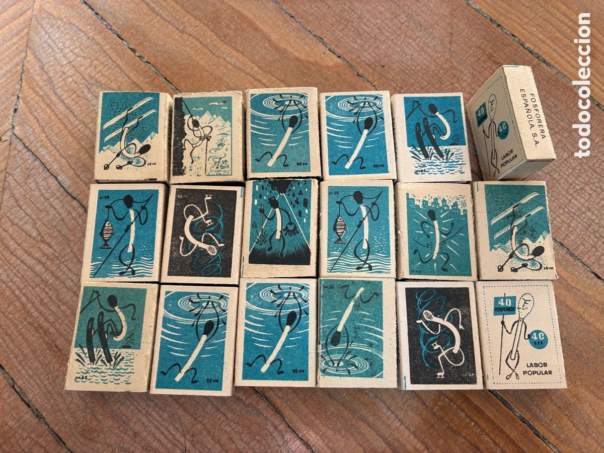Collectionnisme: Colecci&oacute;n de cajas de cerillas.