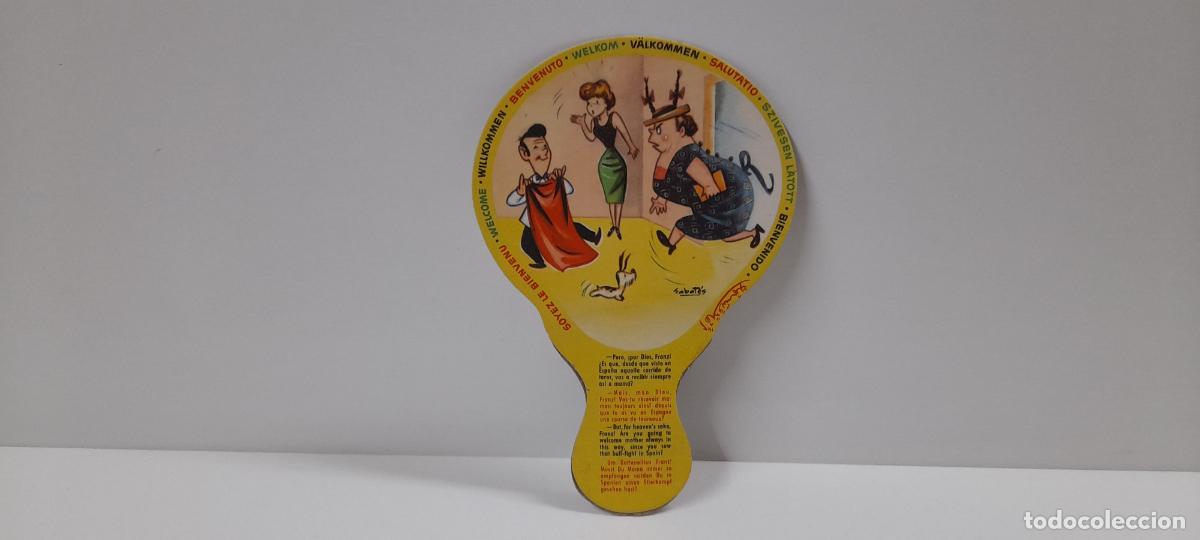 Coleccionismo: ANTIGUO PAY PAY CHISTE . DIBUJOS SABATES . PROPAGANDA PINTURA SUPERPLASTICA LA PAJARITA A&Ntilde;OS 50 / 60
