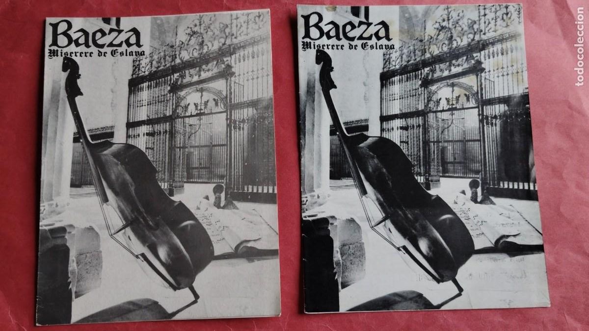 Collezionismo: MISERERE DE ESLAVA.-PIEZA MUSICAL POLIFONICA.-SANTA IGLESIA CATEDRAL.-BAEZA.-A&Ntilde;OS 1977-1978.