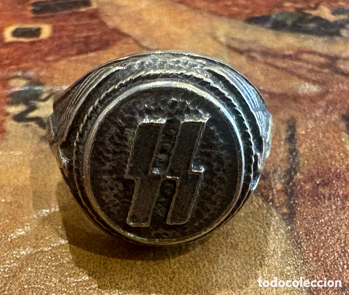Coleccionismo: ANILLO SEGUNDA GUERRA MUNDIAL WAFFEN SS
