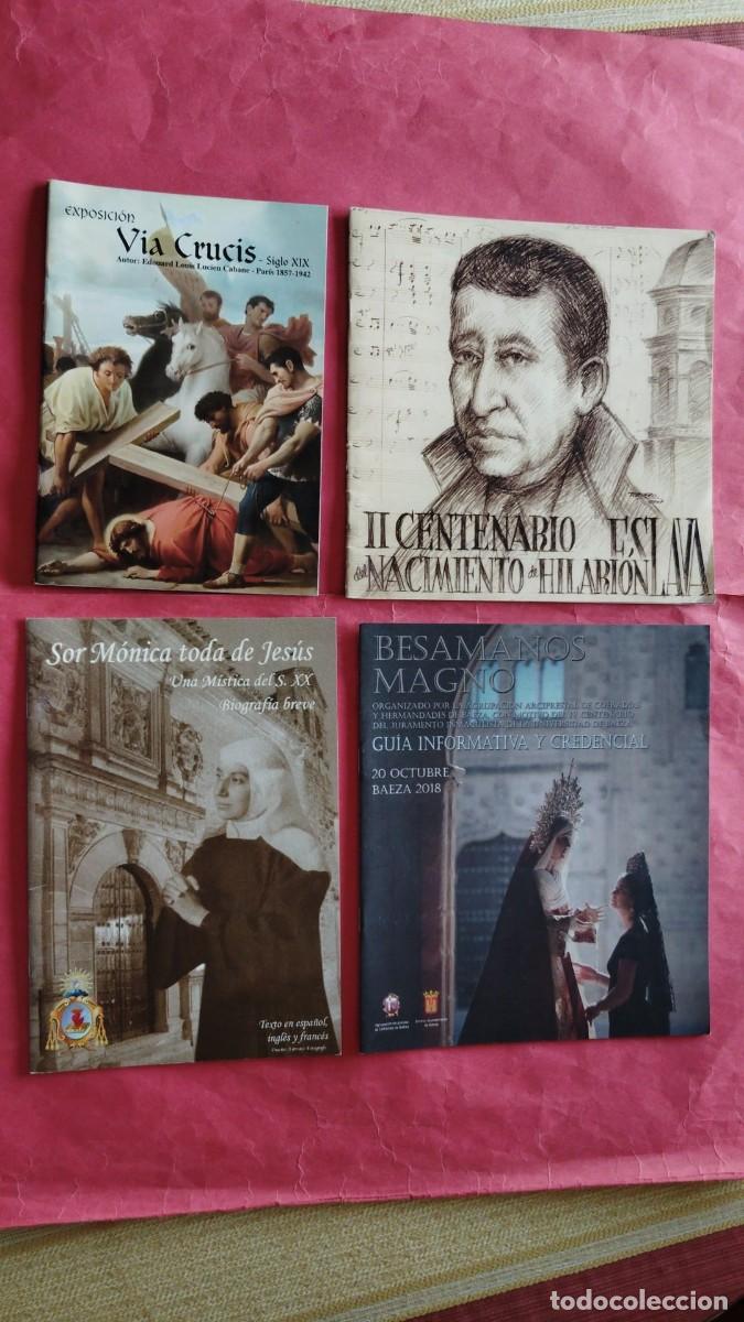 Coleccionismo: VIA CRUCIS.-SOR MONICA TODA DE JESUS.-HILARION ESLAVA.-BESAMANOS MAGNO.-LOTE DE 4 CUADERNOS.-BAEZA.