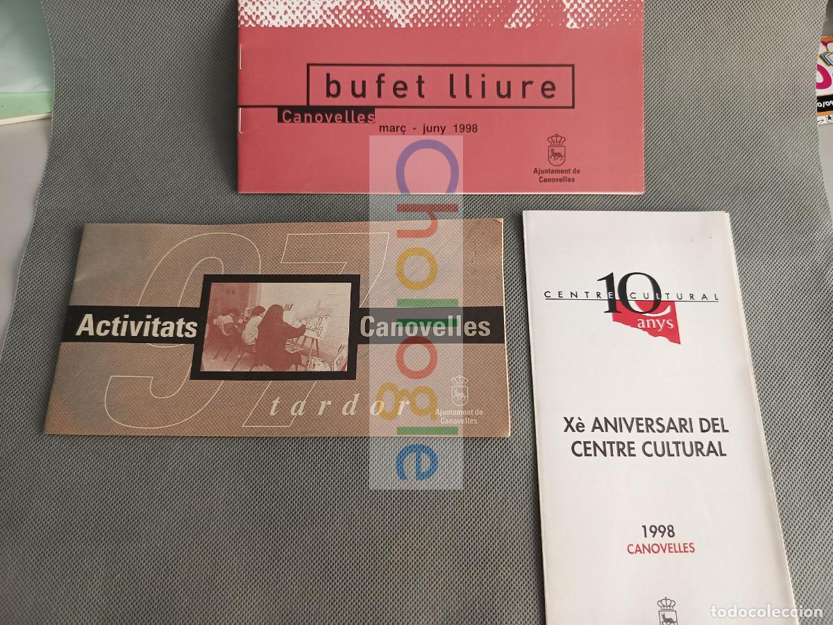 Coleccionismo: Folletos 1997 y 1998 de Canovelles