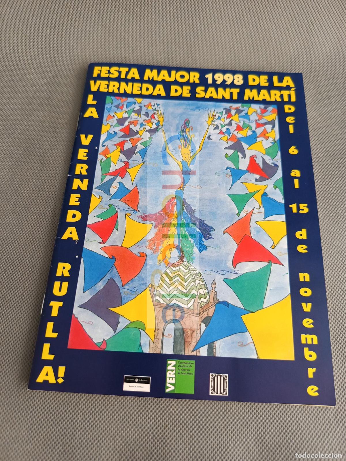 Coleccionismo: Programa Festa major 1998 de la Verneda Sant Mart&iacute;