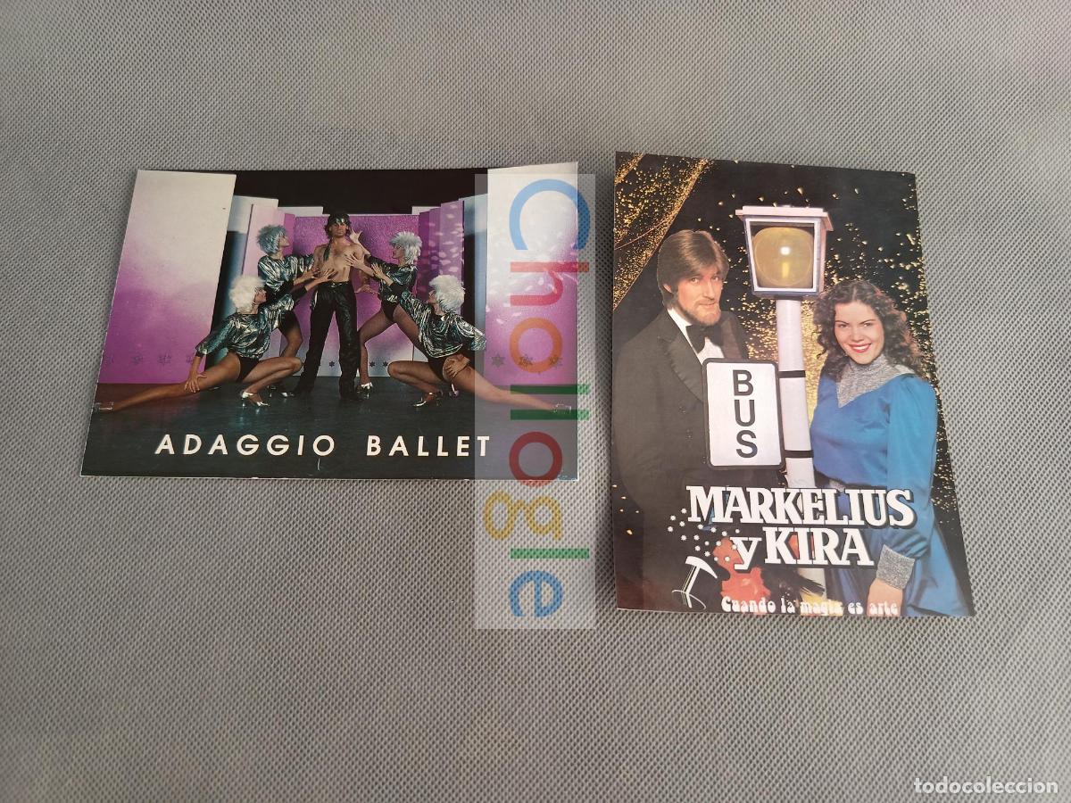 Coleccionismo: PUBLICIDAD MARKELIUS Y KIRA ADAGGIO BALLET