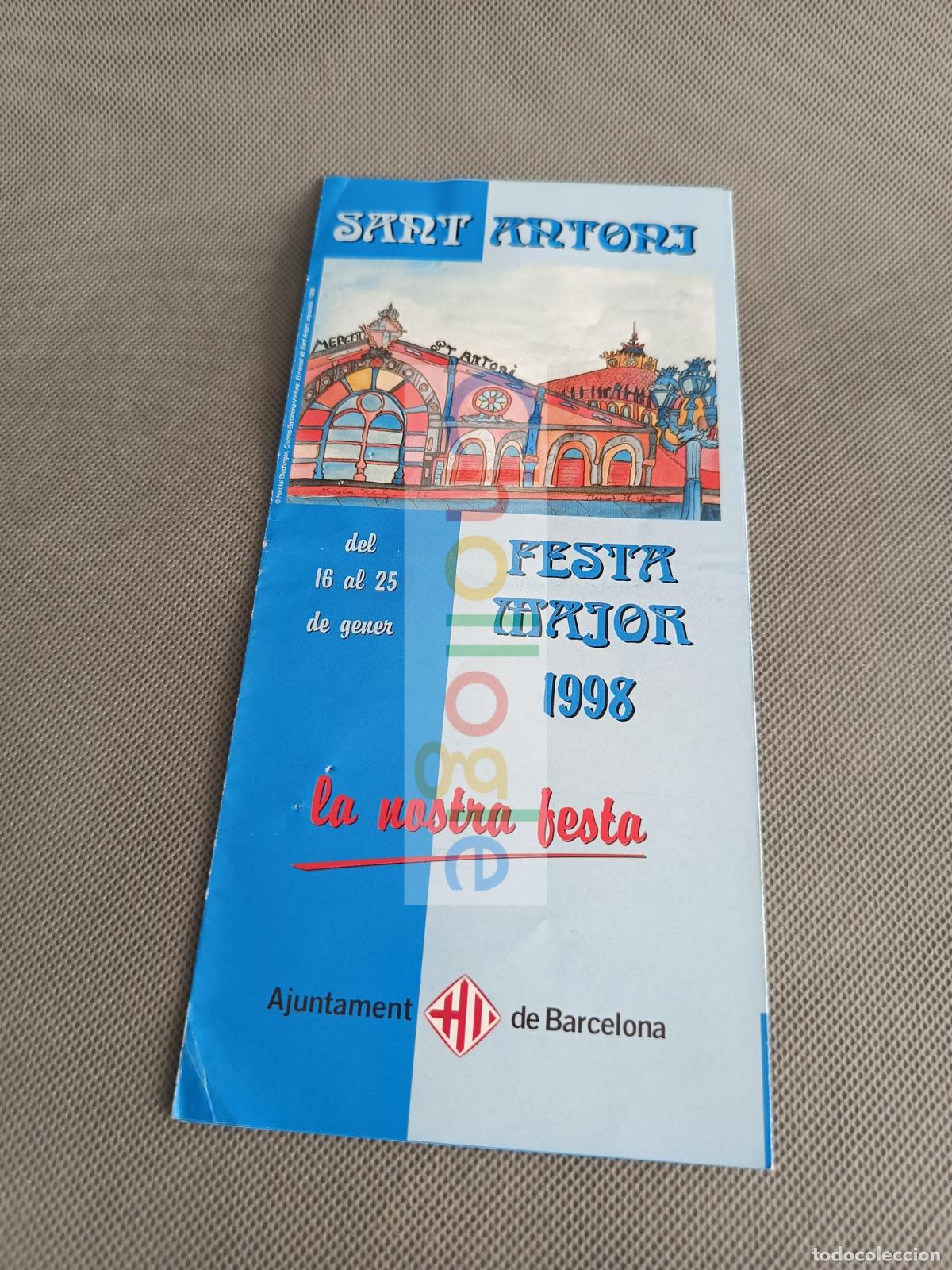 Collezionismo: Programa festa Mjor Sant Antoni 1998