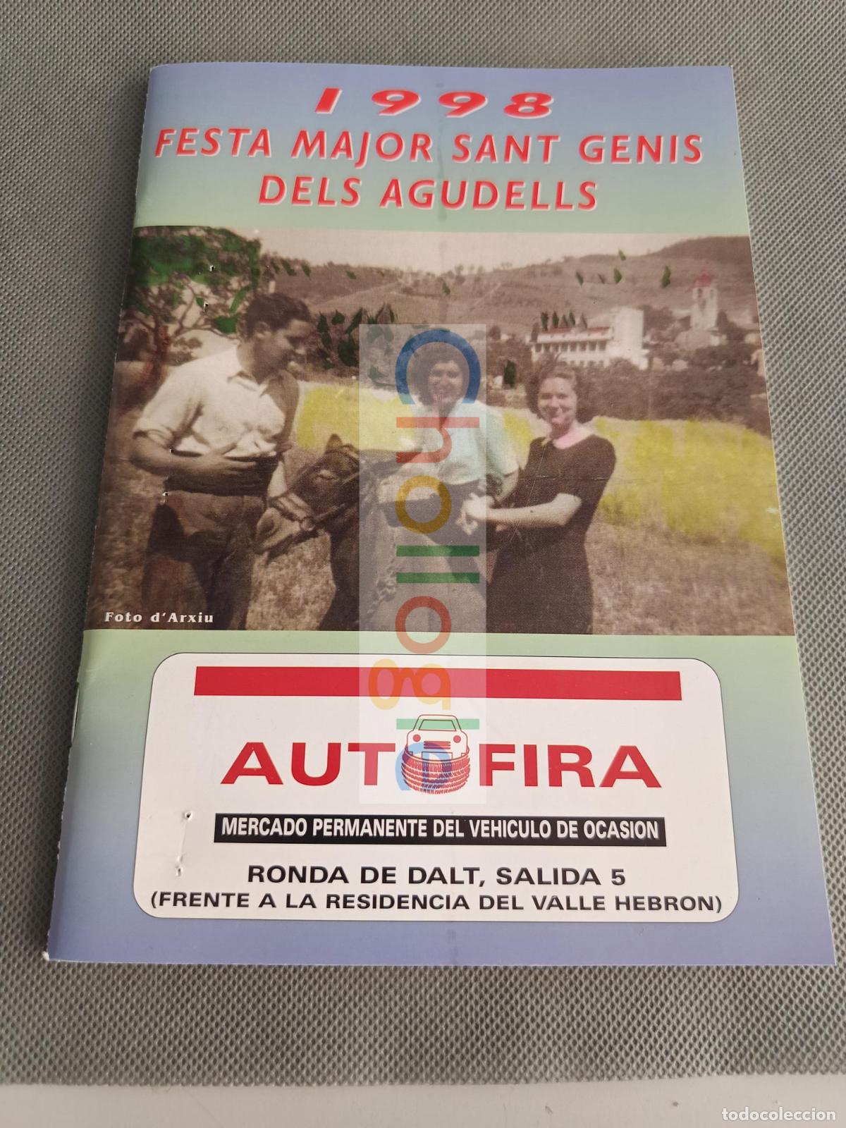 Collezionismo: Programa Festa major Sant genis dels Agudells 1998