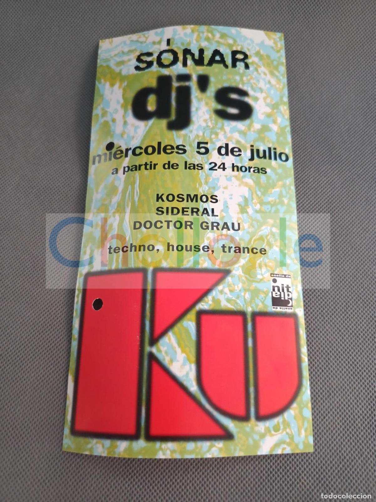 Collezionismo: folleto discoteca ku barcelon a anella