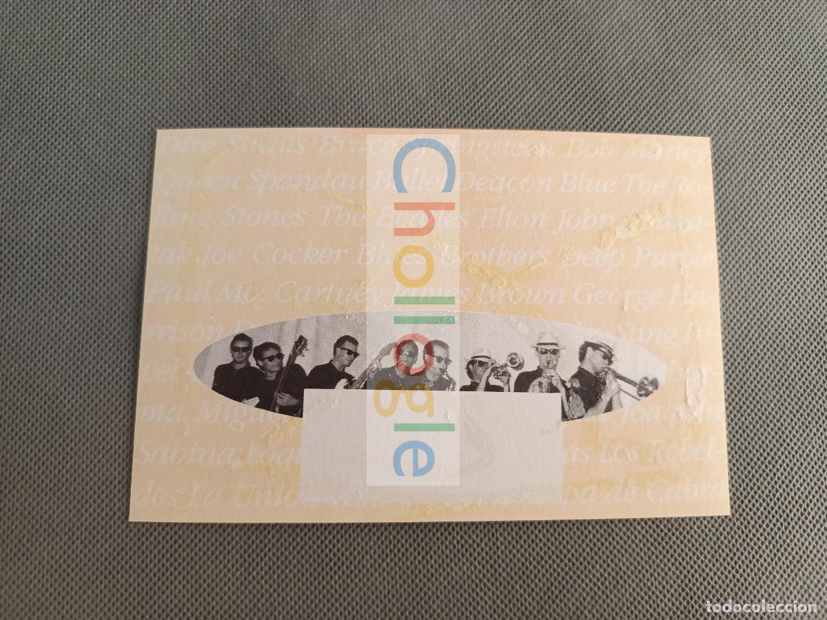 Coleccionismo: POSTAL TRAFIC HITS GRUPO VERSIONES - Foto 2