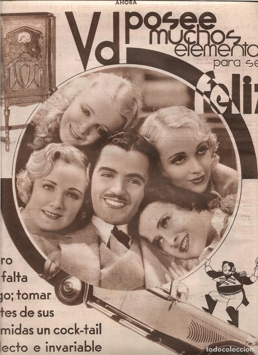 Coleccionismo: A&Ntilde;O 1933 RECORTE PRENSA PUBLICIDAD BEBIDAS COCK-TAIL COCTEL KEMTTON