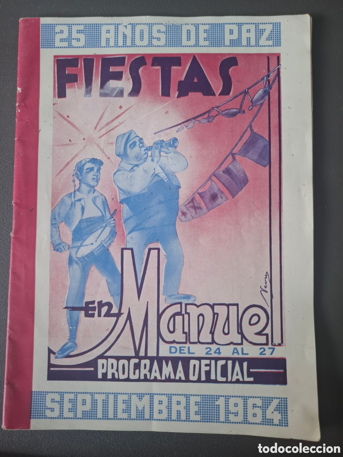 Coleccionismo: Fiestas en Manuel - programa oficial - 1964