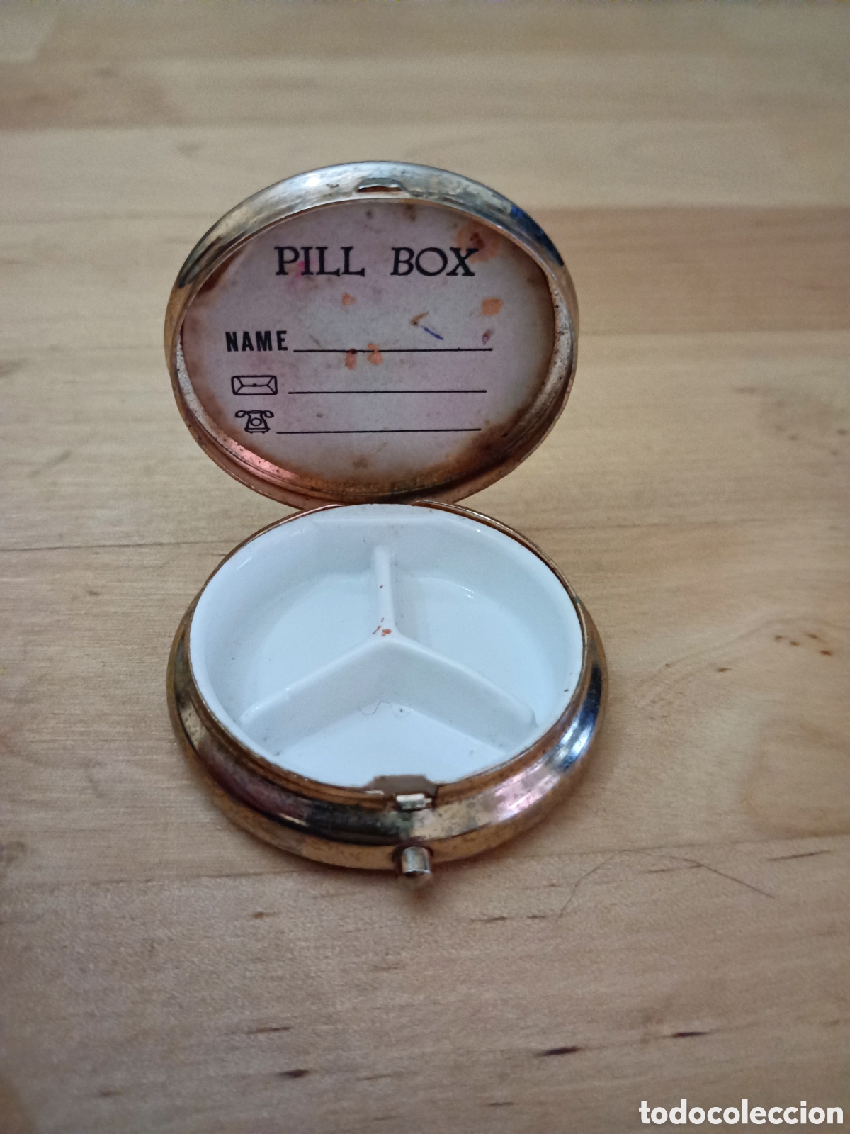 Coleccionismo: ANTIGUO PEQUE&Ntilde;O PASTILLERO - Foto 2