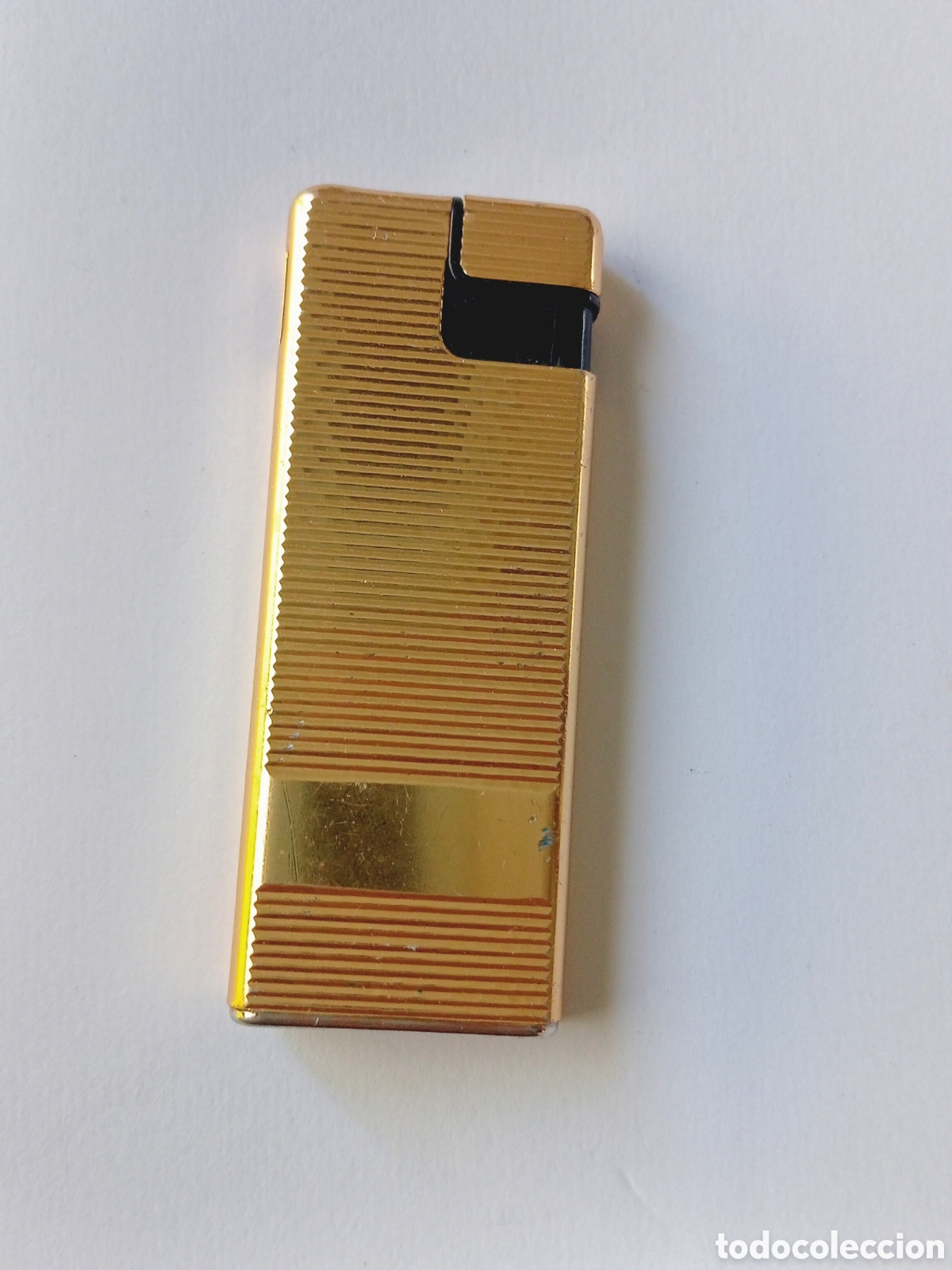 Coleccionismo: Mechero Tossun dorado