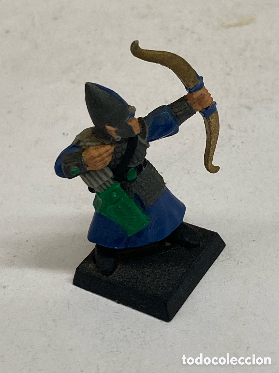 Coleccionismo: miniatura de arquero alto elfo de pl&aacute;stico de la cuarta edici&oacute;n de Warhammer Fantasy