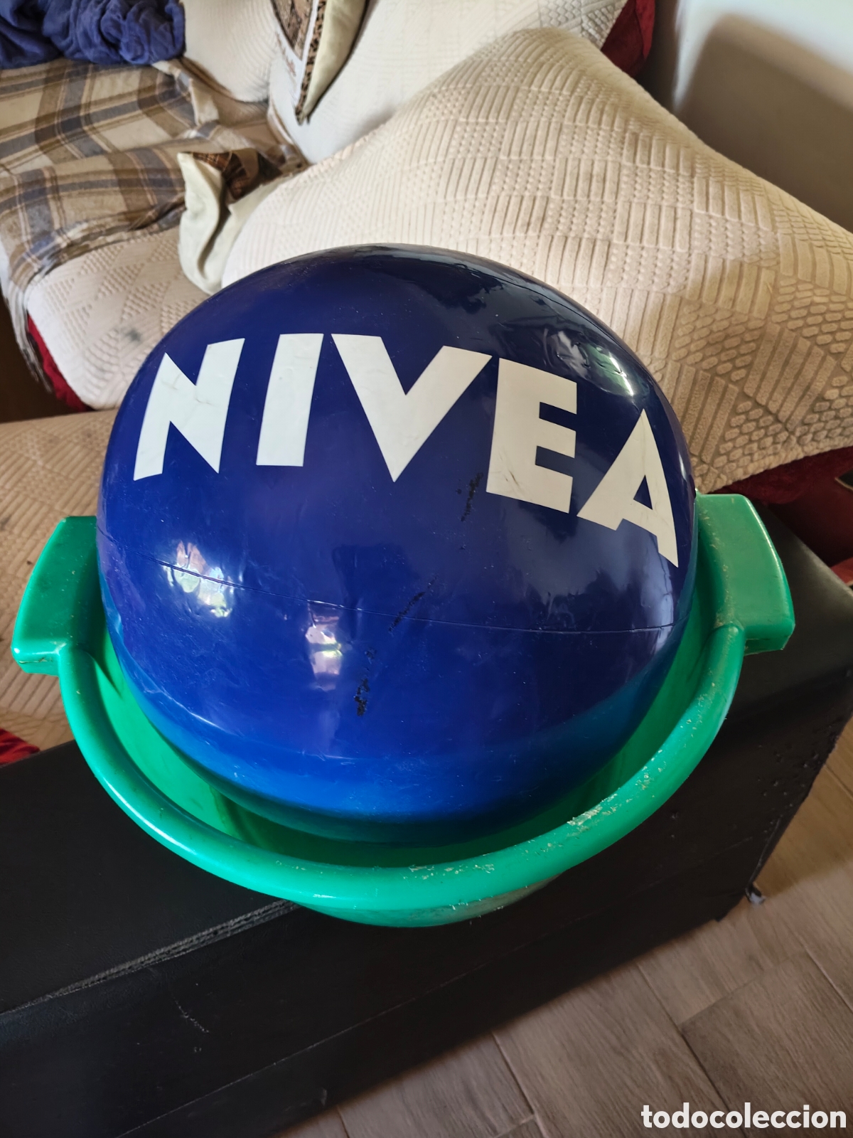 Coleccionismo: Bal&oacute;n hinchable Nivea 1997