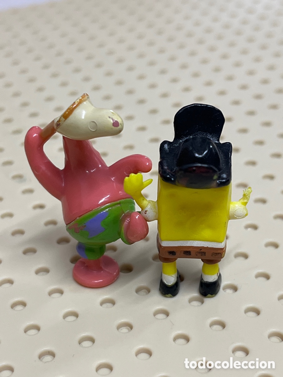 Coleccionismo: Pack 2 figuras &ldquo;Bob esponja &ldquo; - Foto 2