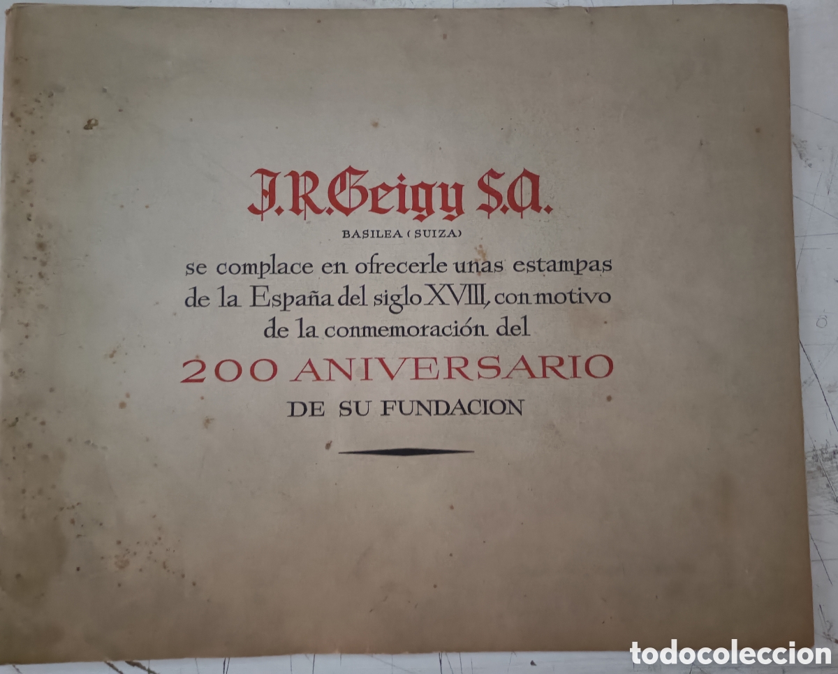 Coleccionismo: Cuaderno de estampas de la Espa&ntilde;a del siglo XVIII