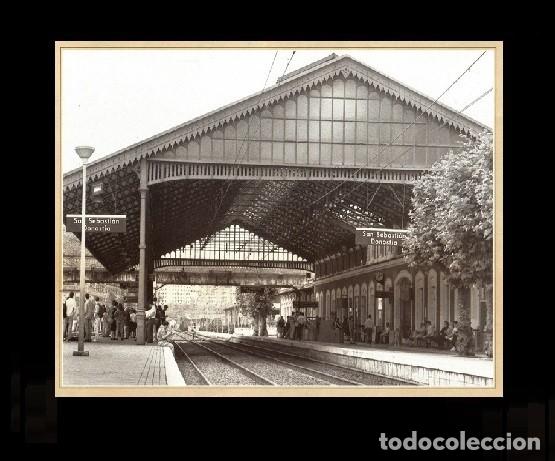 Coleccionismo: �E4 - GUIPUZCOA. ESTACION DEL NORTE. FERROCARRIL. PAIS VASCO. [LAMINA FOTOGRAFICA].