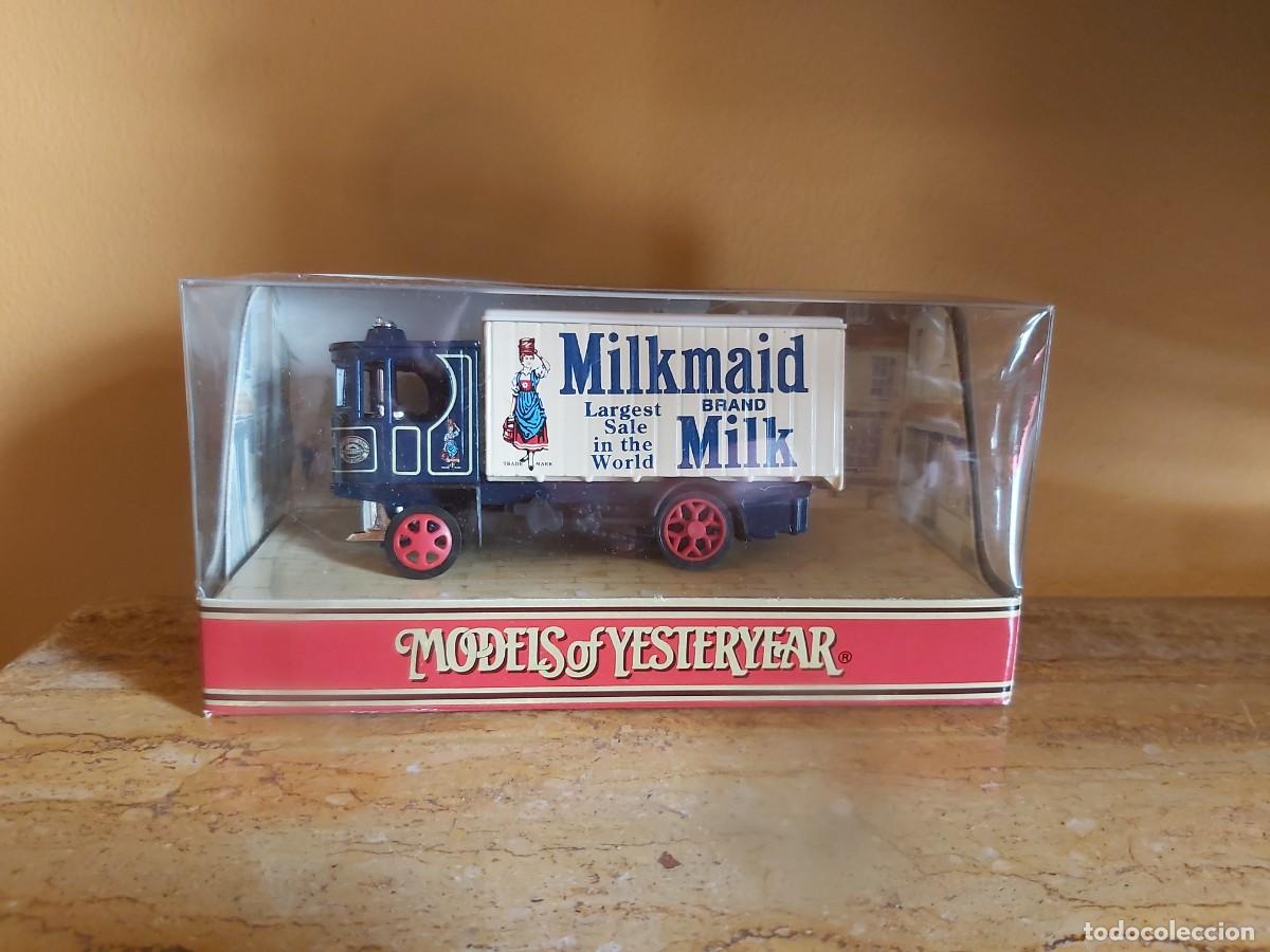 Coleccionismo: Vintage Matchbox Yesteryear Y37 Milkmaid 1929 Garrett Steam Wagon Diecast Truck