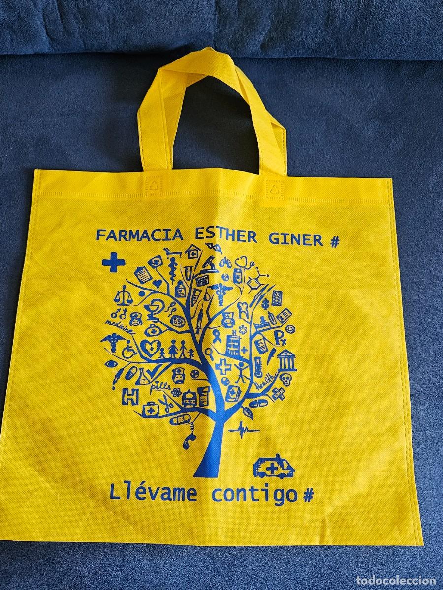 Coleccionismo: Antigua Bolsa Reciclable Obsequio De La Farmacia Esther Giner A Sus Clientes B&eacute;tera (Valencia).