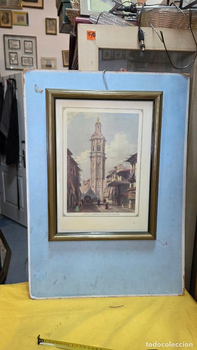 Coleccionismo: cuadro con lamina antigua - Foto 1