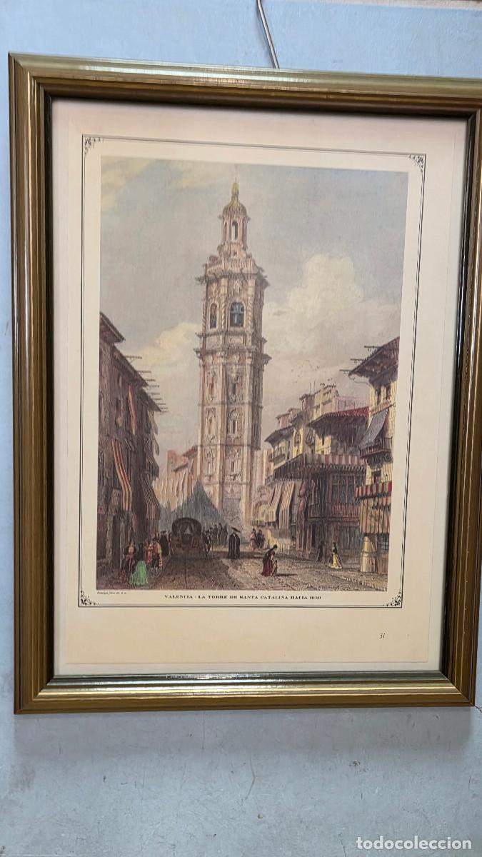 Coleccionismo: cuadro con lamina antigua - Foto 2