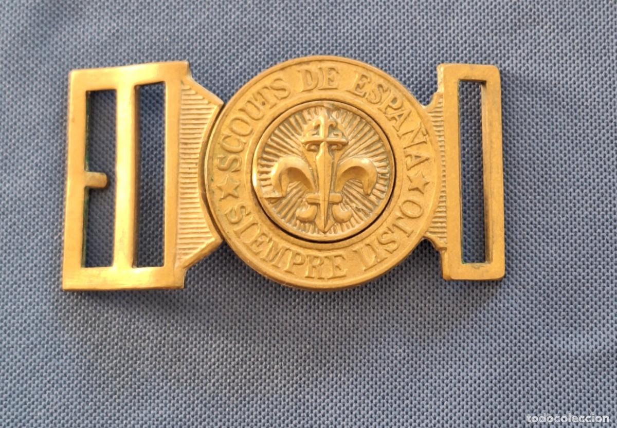 Collecting: ASDE SCOUTS DE ESPA&Ntilde;A HEBILLA SCOUT. BRONCE. 58 A&Ntilde;OS