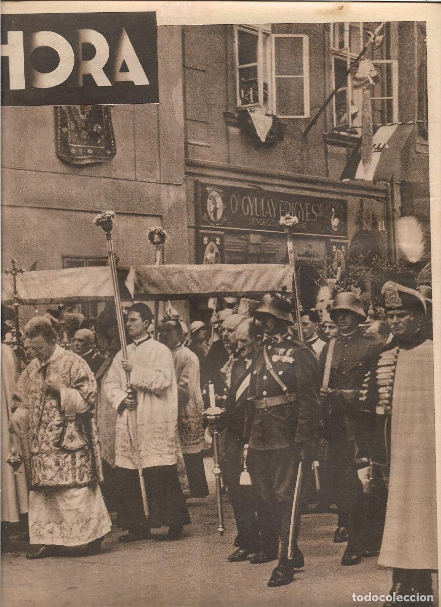 Coleccionismo: A&Ntilde;O 1933 RECORTE PRENSA PROCESION DEL CORPUS CHRISTI EN BUDAPEST