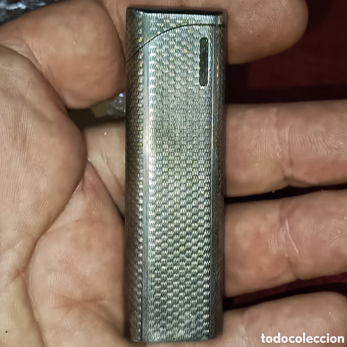 Coleccionismo: Antigua mechero chapado en plata irland&eacute;s colibr&iacute;