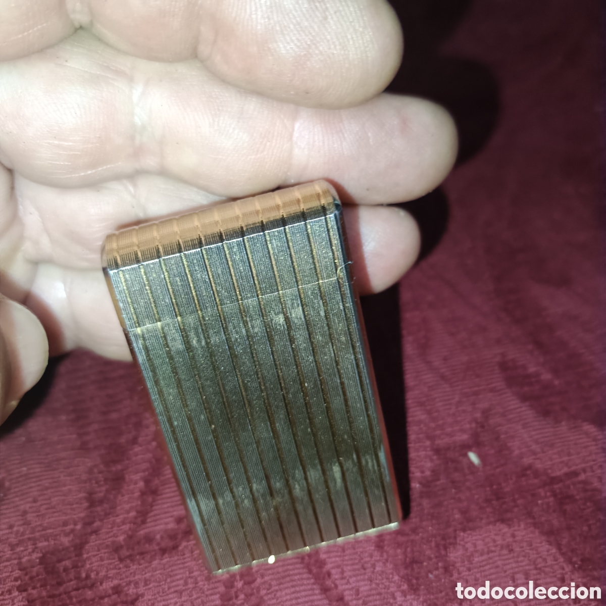 Coleccionismo: Antiguo mechero de la marca silver match - Foto 3