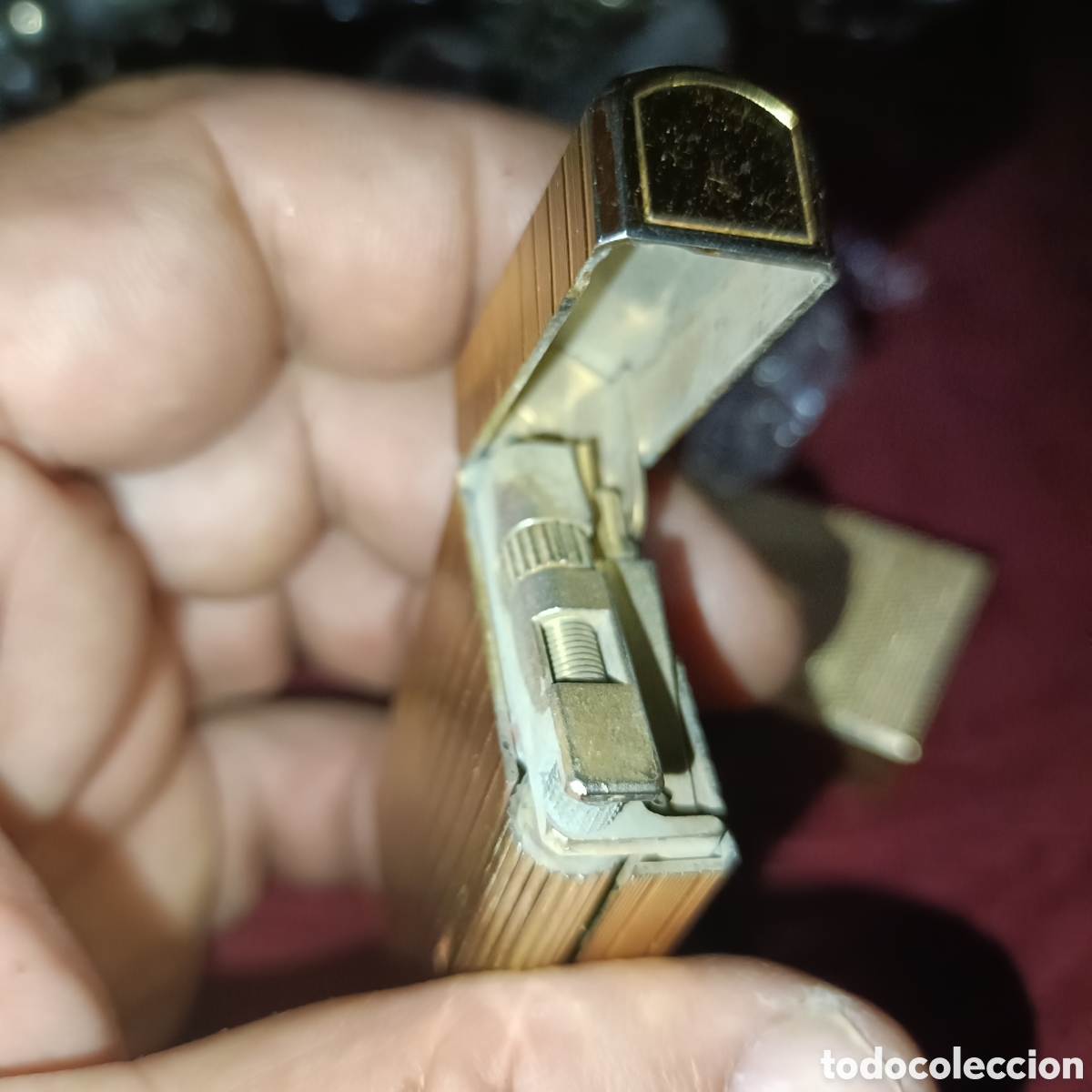 Coleccionismo: Antiguo mechero de la marca silver match - Foto 7