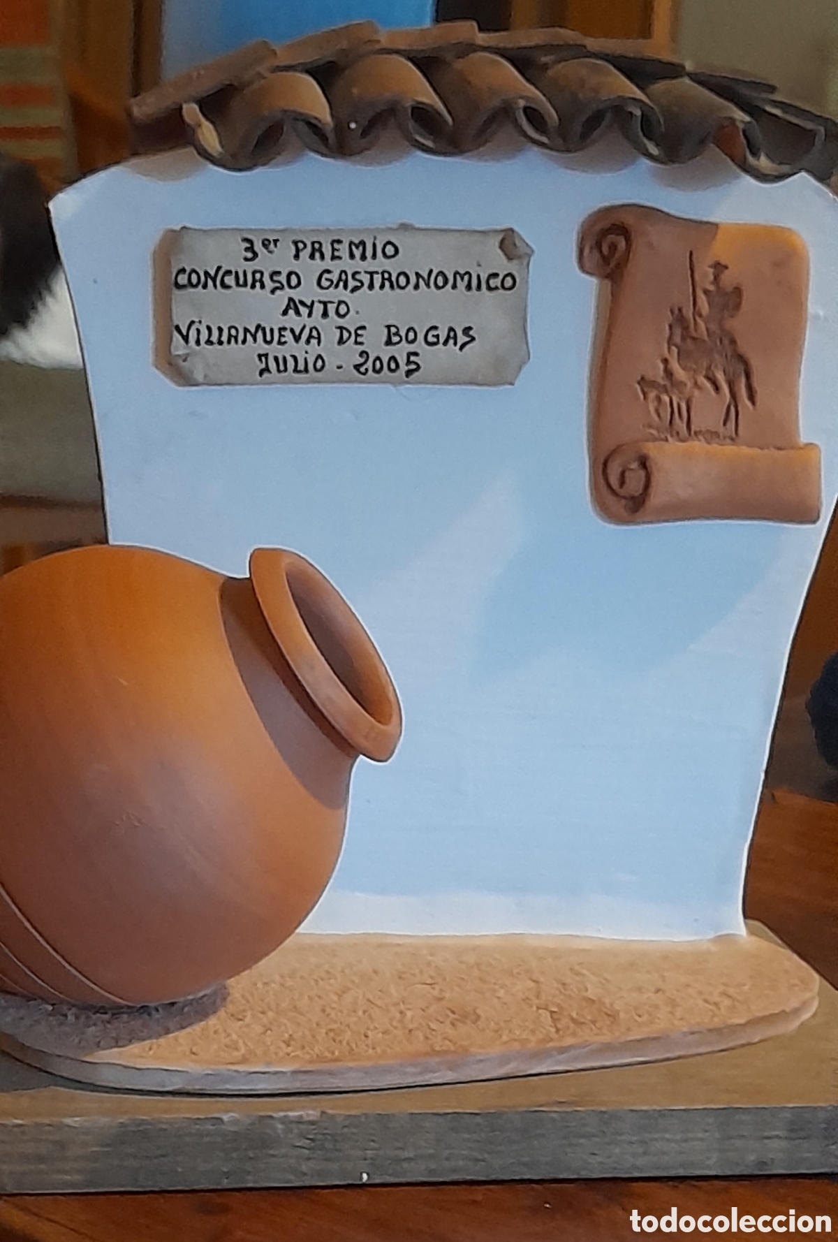 Coleccionismo: Trofeo gastronomico cer&aacute;mica