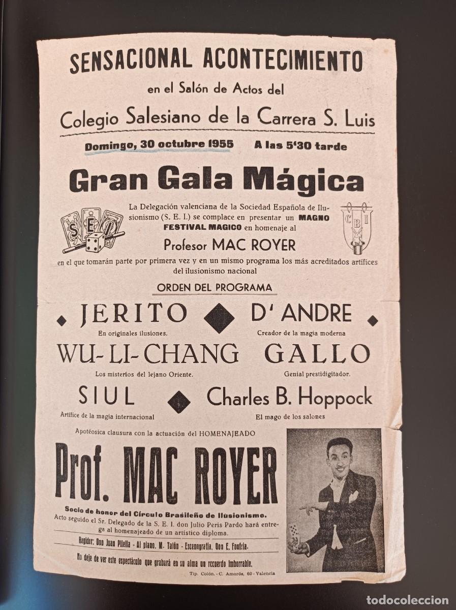 Coleccionismo: PROGRAMA GRAN GALA M&Aacute;GICA COLEGIO SALESIANO DE LA CARRERA S. LU&Iacute;S MAC ROYER WU-LI-CHANG GALLO