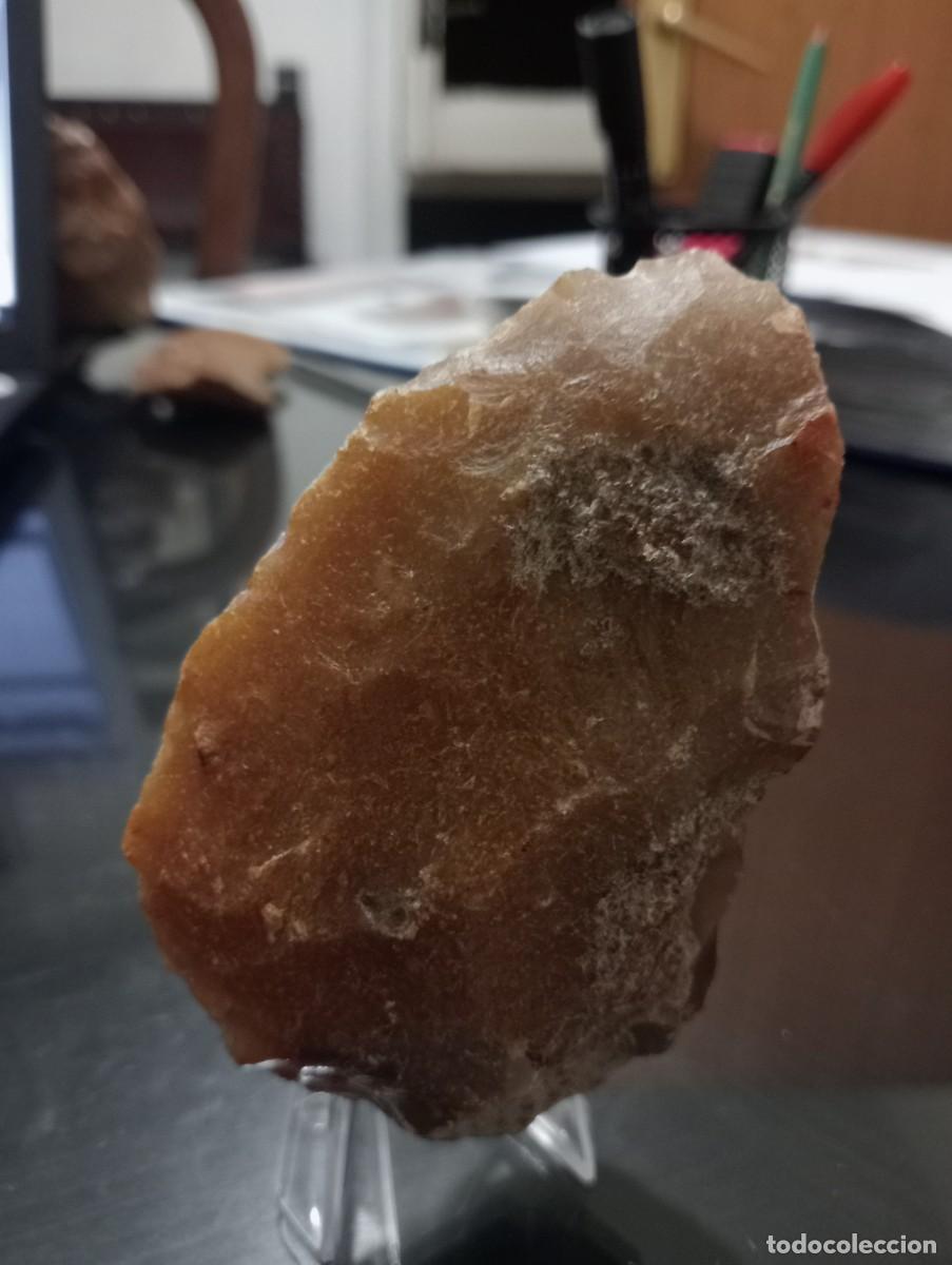 Coleccionismo: Paleol&iacute;tico S&iacute;lex bifaz- Acha - 110 mm - Lote 138/3